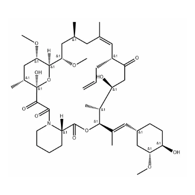 Gwrthfiotig gwrthfiotig monohydrad tacrolimus